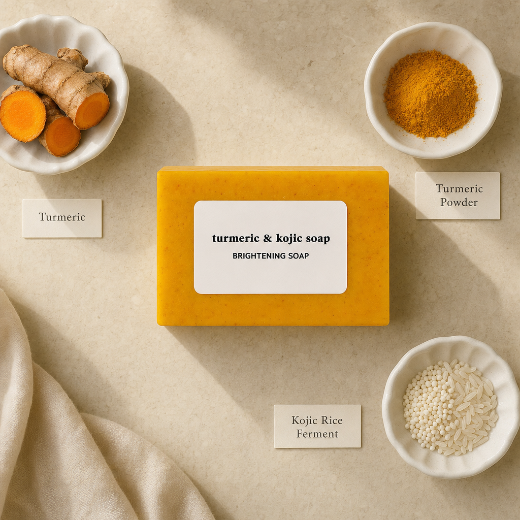 Tayyib Halal Brightening Soap (Turmeric + Kojic)